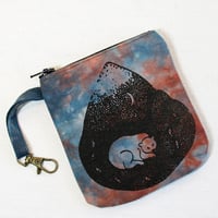 Image 1 of Sleeping Bear - two tone coin purse