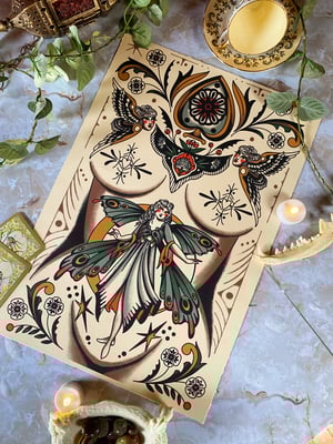 Lunar moon goddess