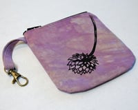 Image 1 of  Clover - mauve coin purse