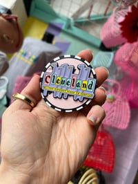 Image 2 of Cleveland Amusement Park Sign Enamel Pin 