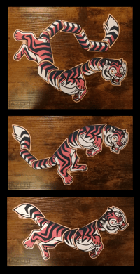 Image 5 of Long Tiger - Poseable Magnets