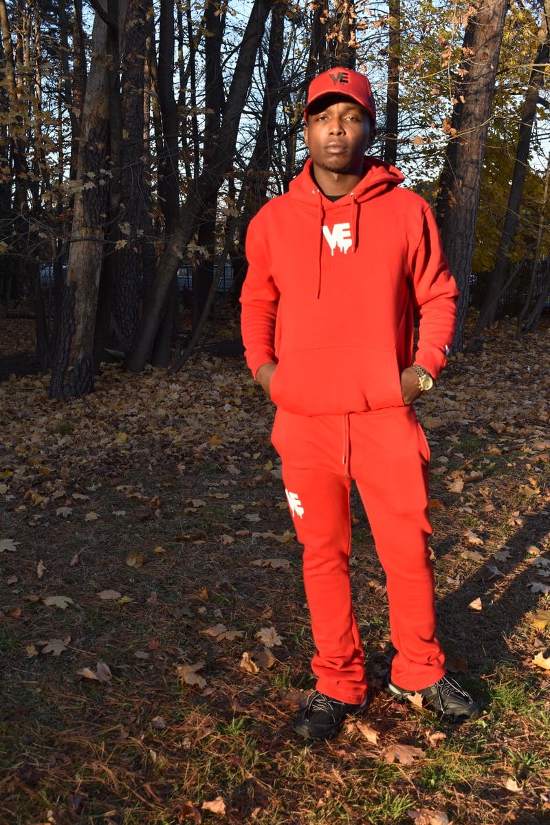 Stacked discount sweat suit