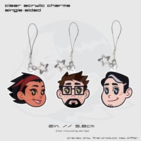 Image 1 of Half-Life 2: Clear Acrylic Phone Charms