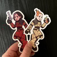 Image 2 of Colette Green + Gina Cross Stickers - Set of 2
