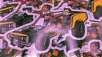 Image 5 of Muscle Car Prismatic Sticker
