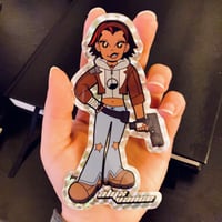 Image 5 of Gordon Freeman + Alyx Vance Big Holographic Prismatic Sticker - LAST CHANCE