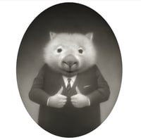 "Daily Affirmation Wombat" (Thumbs Up Wombat) Travis Louie