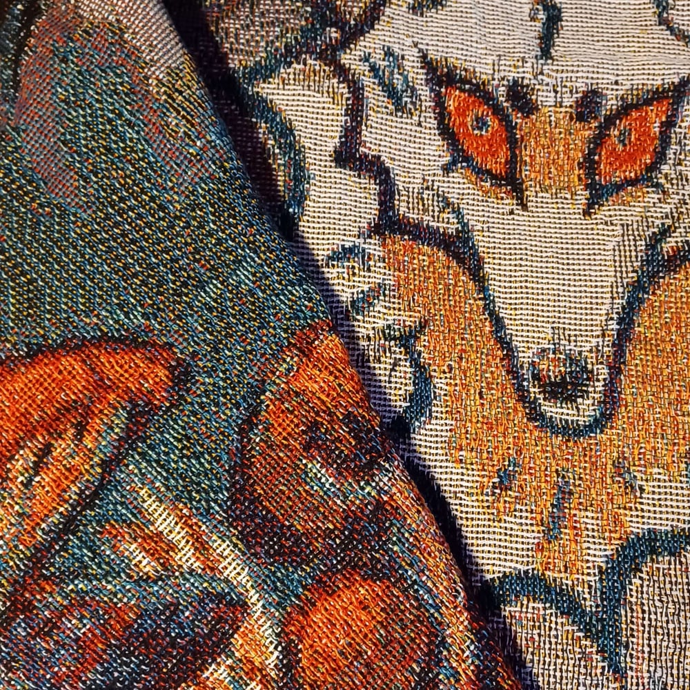 Image of 'Nascent Decay' Throw Blanket