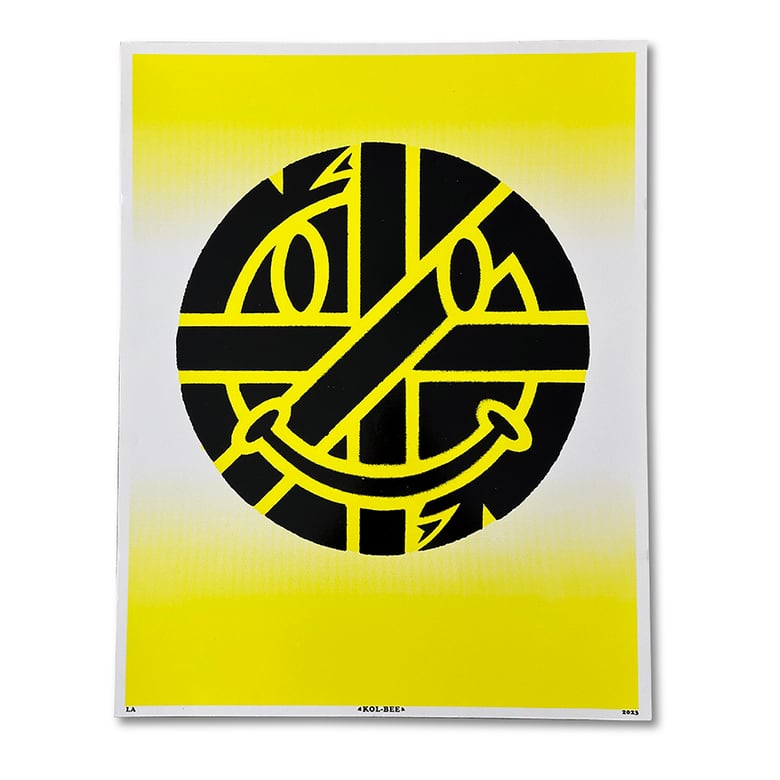 Image of Crass Smiley Face Poster, David King