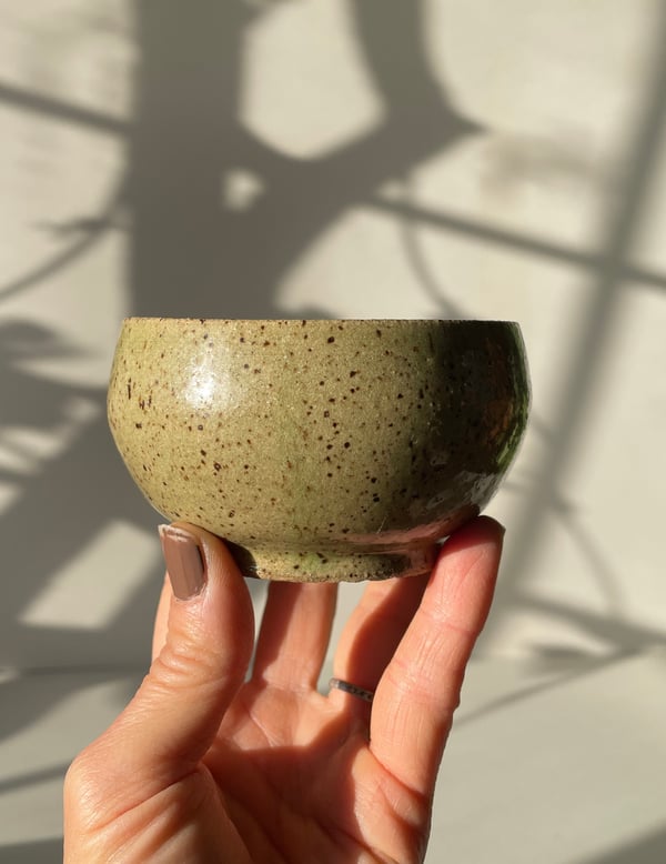 Image of Speckled Green Bowl