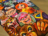 Image 3 of Mad Monster Party Original Painting  