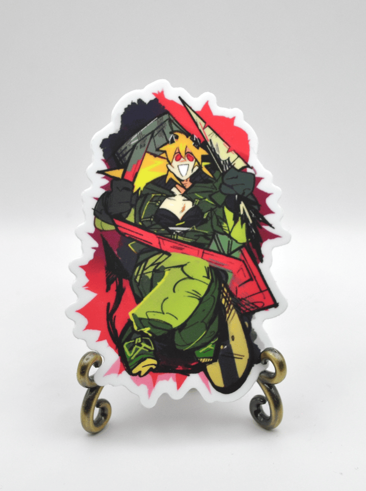 Image of Dorohedoro: Devil Nikaido 3" Sticker