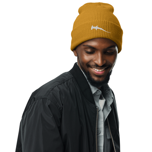 Image of HAMMERHEAD waffle beanie