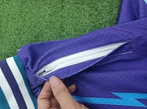 J. Cole Charlotte Throwback Basketball Shorts with Zipper Pockets