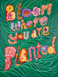 Image 1 of Bloom where you are planted - original canvas painting 