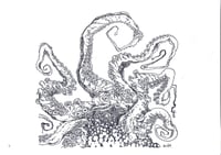 Kraken original drawing (ORIGINAL)