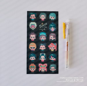 Image of [ACE ATTORNEY] Vinyl Sticker Sheet