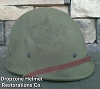 Image 4 of Repro Hawley M-1 Helmet Liner. HBT webbing Infantry (B)