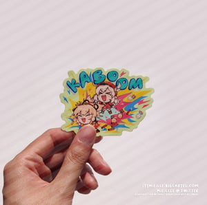 Image of [GENSHIN] Kaboom Vinyl Diecut Sticker