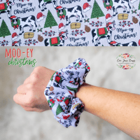 Image 1 of Moo-ey Christmas // Scrunchie