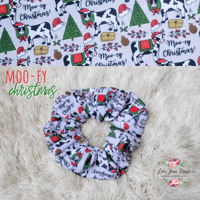 Image 2 of Moo-ey Christmas // Scrunchie