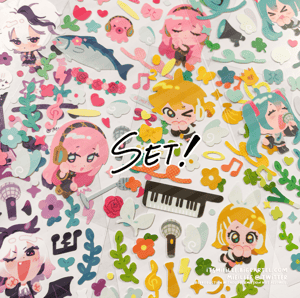 Image of [VOCALOID] Deco Style Sticker Sheet SET