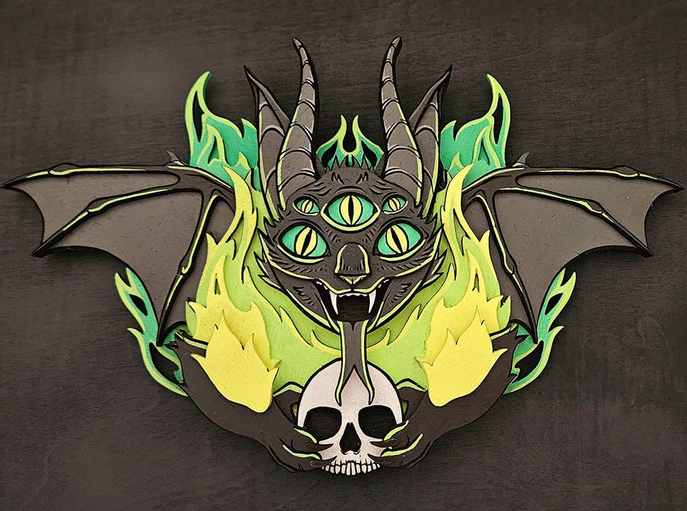 Batty (Fluorescent Glow)