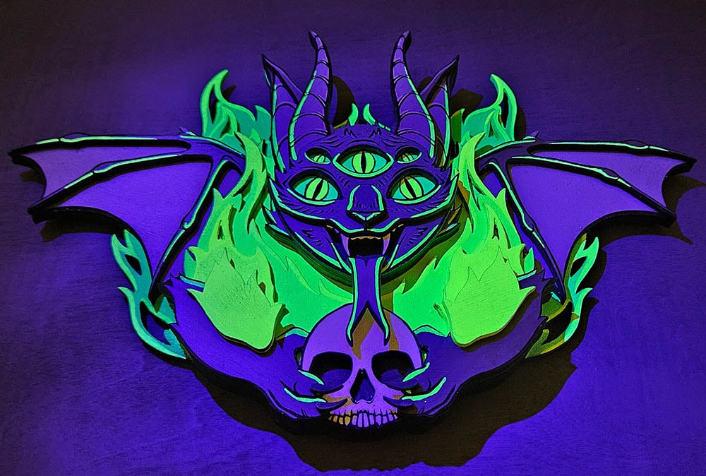 Batty (Fluorescent Glow)