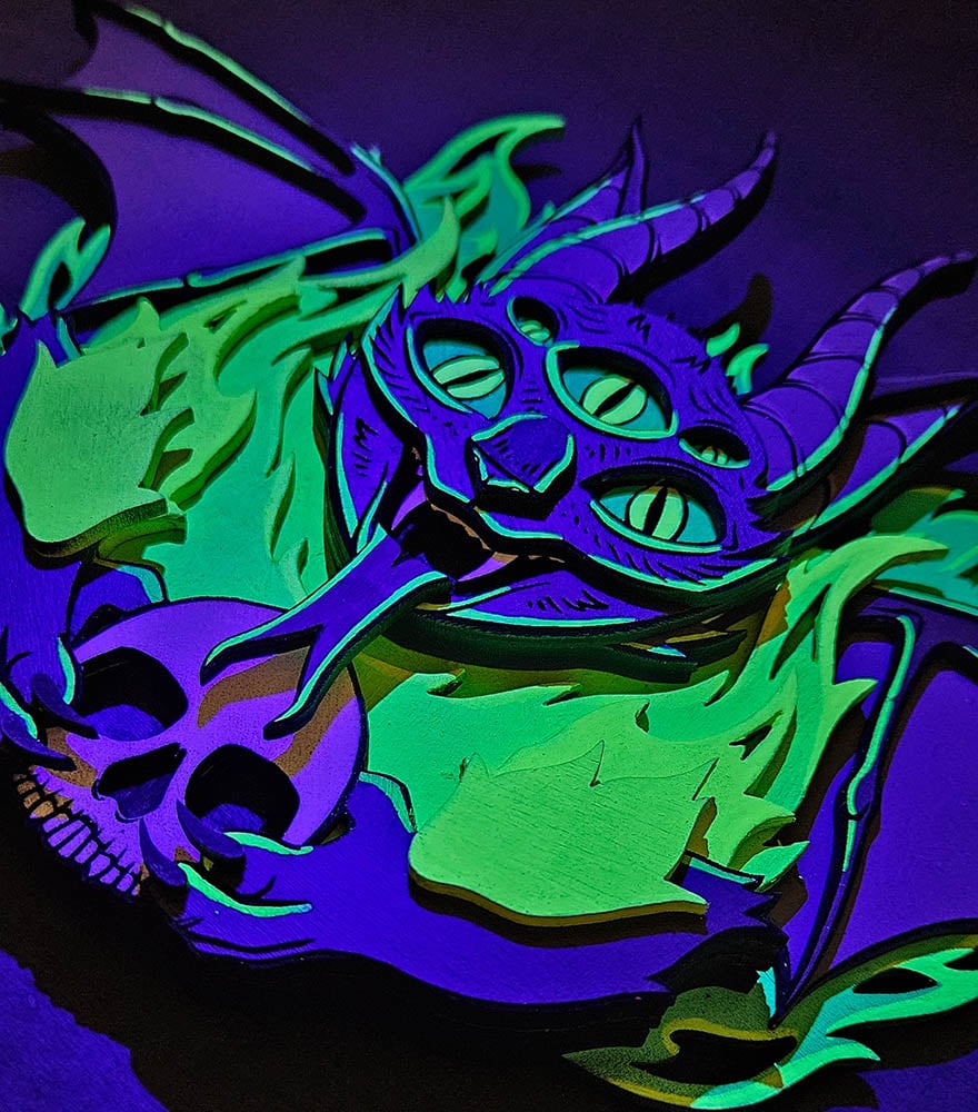 Batty (Fluorescent Glow)