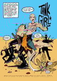 Image 2 of TANK GIRL: BOOK ONE - ANNIVERSARY EDITION with POSTCARD SET, & POSTER MAG