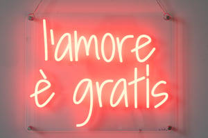 Image of L'amore è gratis NEON by Be Purple