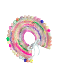 Sofie and Iris Scrap Mohair Bubble Collar no. 5