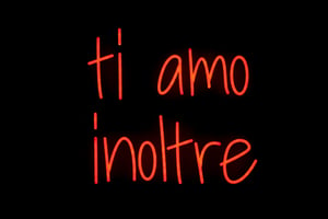 Image of Ti amo inoltre neon by Be Purple