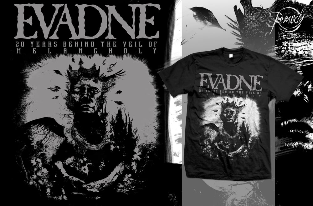 Evadne "20 Years Behind The Veil Of  Melancholy" T-Shirt