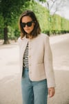 VESTE N°1 - BOUCLETTE ECRU 