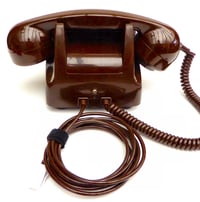 Image 3 of VOIP Ready GPO 746 Dial Telephone - Brown 'Yeoman Series'