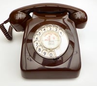 Image 1 of VOIP Ready GPO 746 Dial Telephone - Brown 'Yeoman Series'