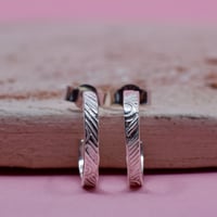 Image 3 of Plume Hoops - small 