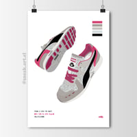 Image 1 of Sneaker Poster Puma RS-100 x Yo MTV Raps (2008)