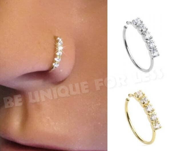 Stylish Stainless Steel Nose Piercing Hoop First Open Hoop, Studs, And Non  Piercing Options For Fashionable Nose Jewelry From Womanworldltd, $0.2 |  DHgate.Com