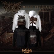 Image of *PREORDER* Officially Licensed Anomalistic "Human Decimation" Cover Art BLACK/WHITE Hoodies