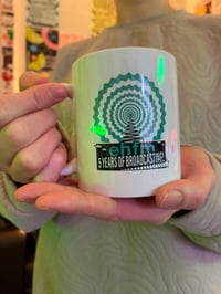 Image 4 of 5 Years of Broadcasting Commemorative Mug