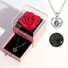 Red Rose necklace gift