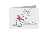 Dougie winter greeting cards