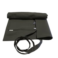 Image 3 of MOOJICRAFT DARK OLIVE CANVAS 8" BLADE - ROLL KNIFE CASE
