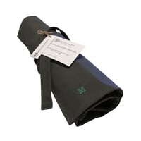 Image 4 of MOOJICRAFT DARK OLIVE CANVAS 8" BLADE - ROLL KNIFE CASE