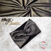 Image 2 of Onyx Shimmers // Sherpa Headband