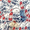 STICKER - KEEP GOING (transparent)