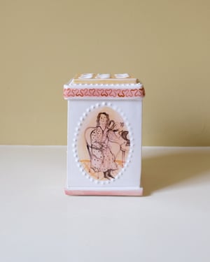 Image of Women & their Whippets- Romantic Vase