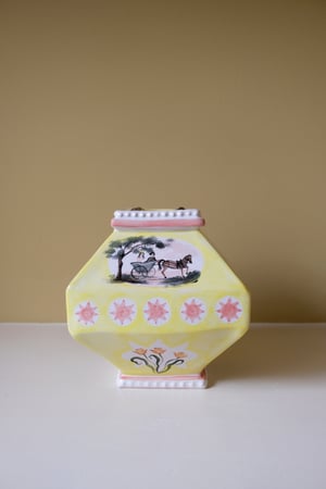 Image of Horse & Cart - Romantic Vase